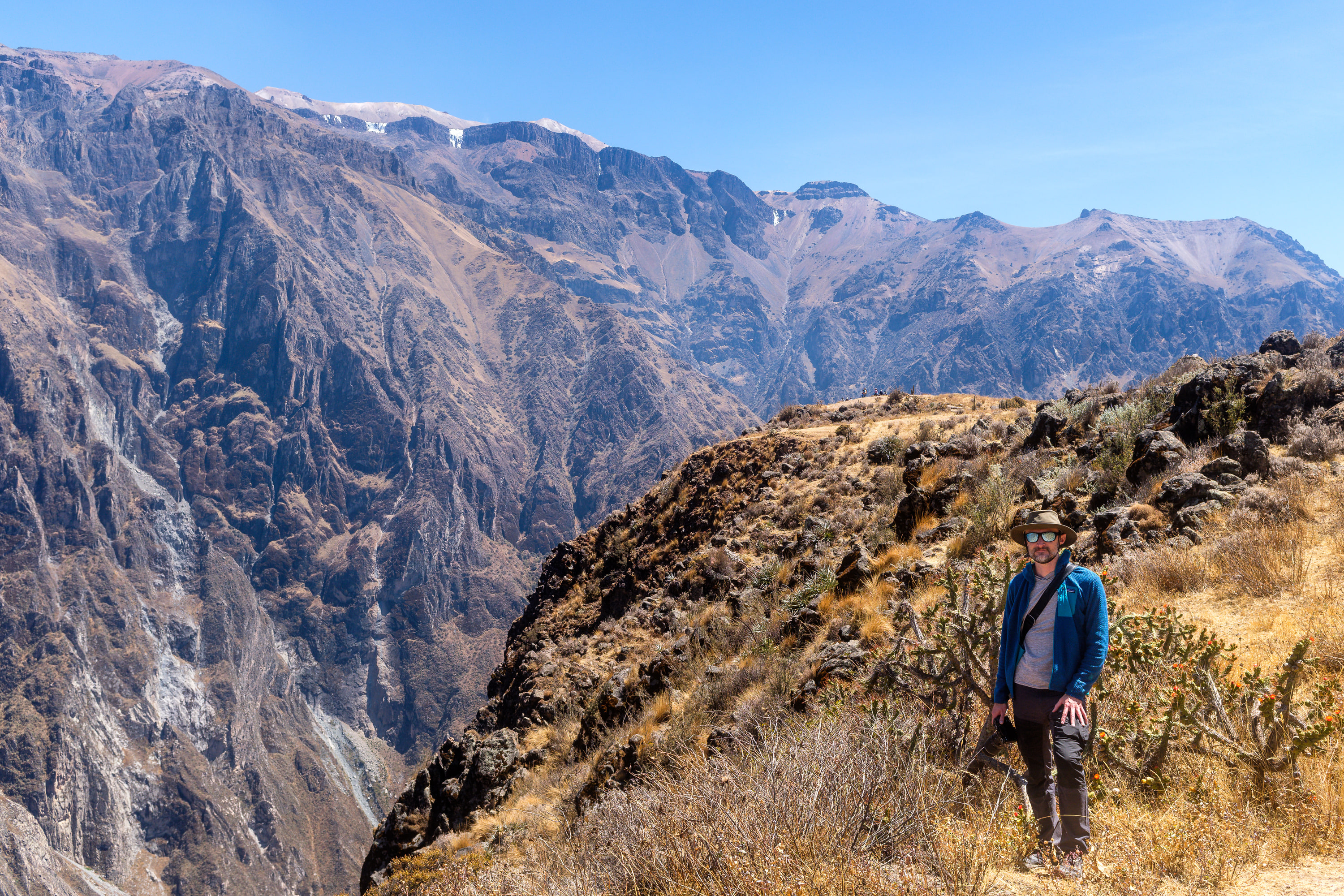 Sean Anderson in the Colca Canyon, Peru.